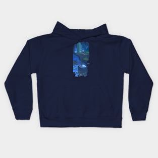 pixel RUNE - Dungeon scene Kids Hoodie